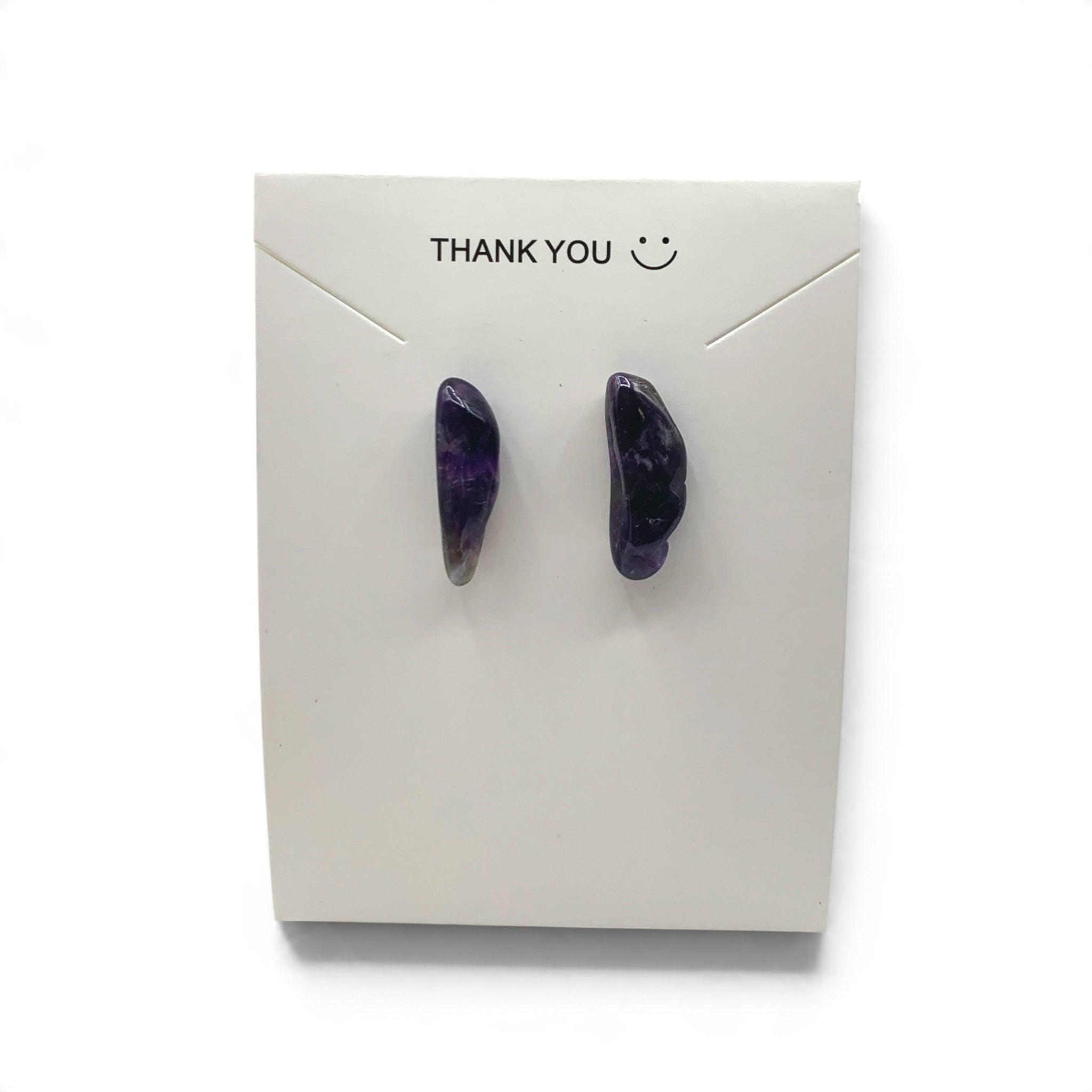 Earrings - Amethyst Studs